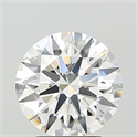 Lab Grown Diamond 3.10 Carats, Round with Ideal Cut, F Color, VVS1 Clarity and Certified by IGI