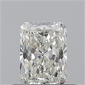 Diamante Natural 0.51 quilates, Radiante , Color J, claridad IF y certificado GIA