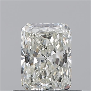Foto Diamante Natural 0.51 quilates, Radiante , Color J, claridad IF y certificado GIA de