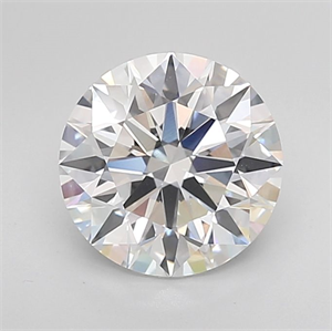 Picture of Lab Grown Diamond 2.95 Carats, Round with Excellent Cut, D Color, VVS2 Clarity and Certified by GIA