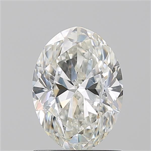 Picture of Natural Diamond 1.20 Carats, Oval with  Cut, I Color, SI1 Clarity and Certified by GIA