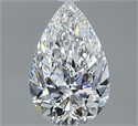 Natural Diamond 2.01 Carats, Pear with  Cut, E Color, VS1 Clarity and Certified by GIA