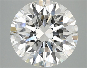 Picture of Lab Grown Diamond 5.09 Carats, Round with Ideal Cut, E Color, VVS2 Clarity and Certified by IGI
