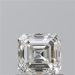 Foto Diamante Natural 0.91 quilates, Asscher , Color J, claridad VS1 y certificado GIA de