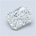 Natural Diamond 1.21 Carats, Radiant with  Cut, E Color, VVS2 Clarity and Certified by GIA