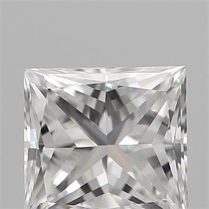 Picture of Natural Diamond 0.24 Carats, Princess with  Cut, F Color, VVS2 Clarity and Certified by IGI