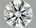 Del inventario de diamantes de laboratorio, 1.53 quilates, Redondo , Color F, claridad VS1 y certificado IGI