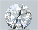 Natural Diamond 0.90 Carats, Round with Very Good Cut, I Color, VVS1 Clarity and Certified by GIA