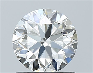 Picture of Natural Diamond 0.90 Carats, Round with Very Good Cut, I Color, VVS1 Clarity and Certified by GIA