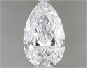 Diamante Natural 0.37 quilates, De pera , Color D, claridad SI1 y certificado GIA