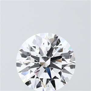 Picture of Lab Grown Diamond 1.50 Carats, Round with Ideal Cut, D Color, VVS2 Clarity and Certified by IGI