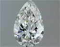 Natural Diamond 0.80 Carats, Pear with  Cut, H Color, SI1 Clarity and Certified by GIA