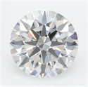 Lab Grown Diamond 1.59 Carats, Round with Ideal Cut, D Color, IF Clarity and Certified by IGI