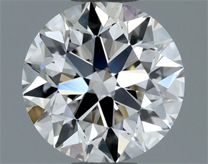 Picture of Natural Diamond 0.90 Carats, Round with Very Good Cut, J Color, VVS2 Clarity and Certified by GIA