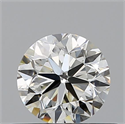 Diamante Natural 0.50 quilates, Redondo , Color J, claridad VS1 y certificado GIA