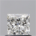 Natural Diamond 0.60 Carats, Princess with  Cut, I Color, VS2 Clarity and Certified by GIA