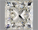 Natural Diamond 1.20 Carats, Princess with  Cut, J Color, VS1 Clarity and Certified by GIA
