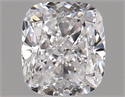 Natural Diamond 0.60 Carats, Cushion with  Cut, D Color, VS1 Clarity and Certified by GIA