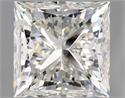 Natural Diamond 1.01 Carats, Princess with  Cut, H Color, VS1 Clarity and Certified by GIA