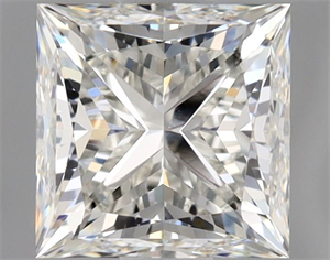 Picture of Natural Diamond 1.01 Carats, Princess with  Cut, H Color, VS1 Clarity and Certified by GIA