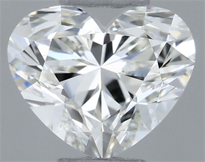 Foto Diamante Natural 0.50 quilates, Corazón , Color K, claridad VS1 y certificado GIA de