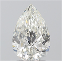 Diamante Natural 1.51 quilates, De pera , Color I, claridad VVS2 y certificado GIA