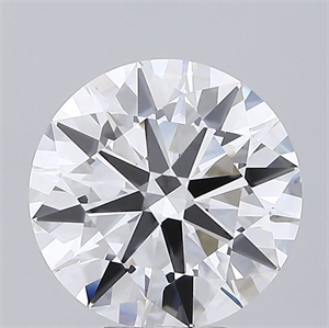 Picture of Lab Grown Diamond 6.02 Carats, Round with Excellent Cut, F Color, VVS2 Clarity and Certified by IGI
