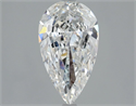 Natural Diamond 1.05 Carats, Pear with  Cut, E Color, VVS2 Clarity and Certified by GIA