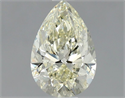 Natural Diamond 0.91 Carats, Pear with  Cut, N Color, SI2 Clarity and Certified by GIA