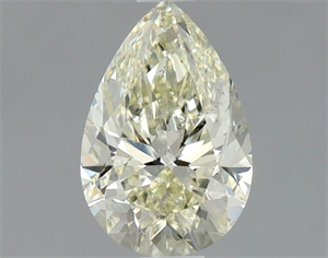 Picture of Natural Diamond 0.91 Carats, Pear with  Cut, N Color, SI2 Clarity and Certified by GIA