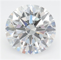 Lab Grown Diamond 2.53 Carats, Round with Ideal Cut, D Color, IF Clarity and Certified by IGI