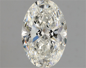 Picture of Natural Diamond 1.00 Carats, Oval with  Cut, I Color, SI2 Clarity and Certified by GIA