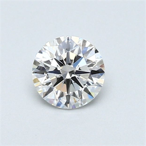 Picture of Natural Diamond 0.43 Carats, Round with Excellent Cut, G Color, VVS1 Clarity and Certified by GIA