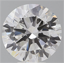 Lab Grown Diamond 6.53 Carats, Round with Excellent Cut, F Color, VS1 Clarity and Certified by IGI