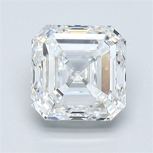 Picture of Natural Diamond 1.56 Carats, Asscher with  Cut, F Color, VS1 Clarity and Certified by GIA