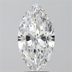 Picture of Natural Diamond 3.01 Carats, Marquise with  Cut, E Color, SI1 Clarity and Certified by GIA