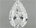 Diamante Natural 0.41 quilates, De pera , Color D, claridad VS1 y certificado GIA