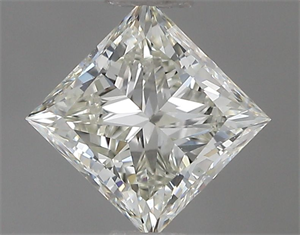 Picture of Natural Diamond 0.85 Carats, Princess with  Cut, I Color, VS1 Clarity and Certified by IGI