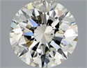Natural Diamond 3.01 Carats, Round with Excellent Cut, K Color, SI2 Clarity and Certified by GIA