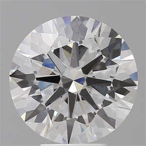 Picture of Lab Grown Diamond 5.53 Carats, Round with Ideal Cut, E Color, VS1 Clarity and Certified by IGI