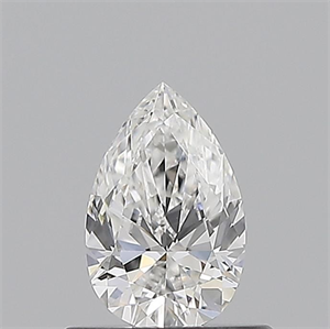 Picture of Natural Diamond 0.50 Carats, Pear with  Cut, E Color, VS1 Clarity and Certified by GIA