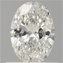 Natural Diamond 0.62 Carats, Oval with  Cut, G Color, SI2 Clarity and Certified by GIA