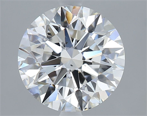 Picture of Natural Diamond 2.01 Carats, Round with Excellent Cut, F Color, SI2 Clarity and Certified by GIA