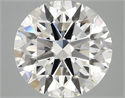 Lab Grown Diamond 4.10 Carats, Round with Ideal Cut, G Color, VVS2 Clarity and Certified by IGI
