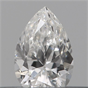 Diamante Natural 0.18 quilates, De pera , Color F, claridad SI1 y certificado GIA