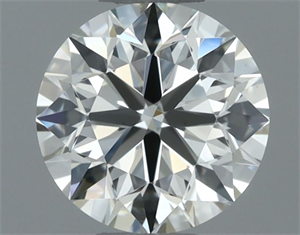 Picture of Natural Diamond 0.70 Carats, Round with Excellent Cut, I Color, VVS2 Clarity and Certified by IGI