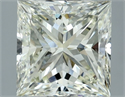 Natural Diamond 2.02 Carats, Princess with  Cut, K Color, VS2 Clarity and Certified by IGI