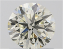 Natural Diamond 0.90 Carats, Round with Very Good Cut, H Color, VVS2 Clarity and Certified by IGI