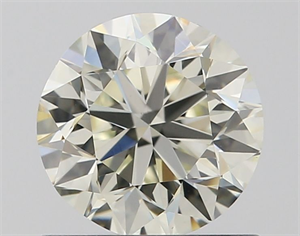 Picture of Natural Diamond 0.90 Carats, Round with Very Good Cut, H Color, VVS2 Clarity and Certified by IGI