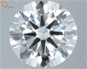 Lab Grown Diamond 3.59 Carats, Round with Ideal Cut, F Color, VS1 Clarity and Certified by IGI